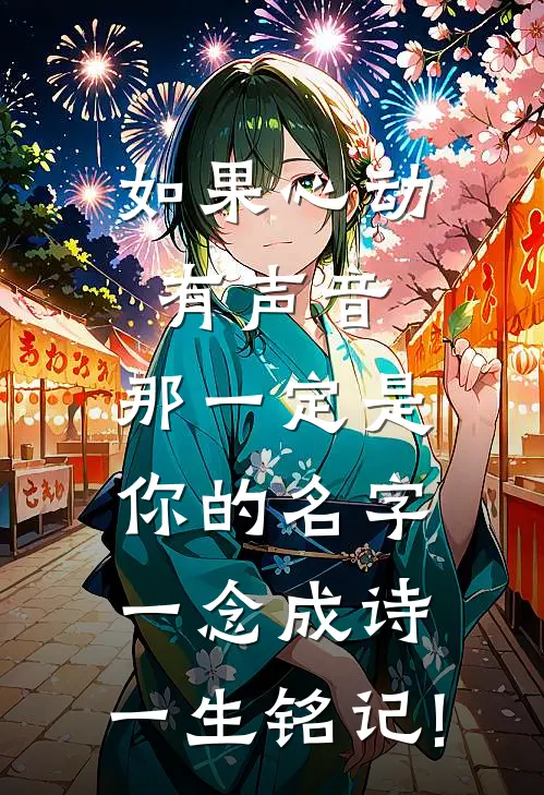 如果心动有声音,那一定是你的名字,一念成诗,一生铭记!