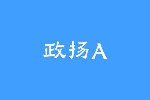 政扬A