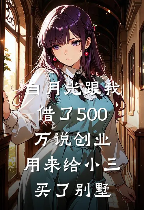 白月光跟我借了500万说创业，用来给小三买了别墅(贺铮钟琳)小说完整版_完结好看小说白月光跟我借了500万说创业，用来给小三买了别墅贺铮钟琳