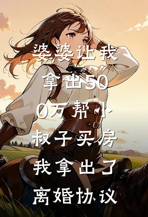 婆婆让我拿出500万帮小叔子买房，我拿出了离婚协议