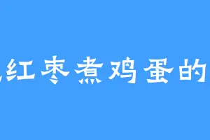 爱吃红枣煮鸡蛋的洛古