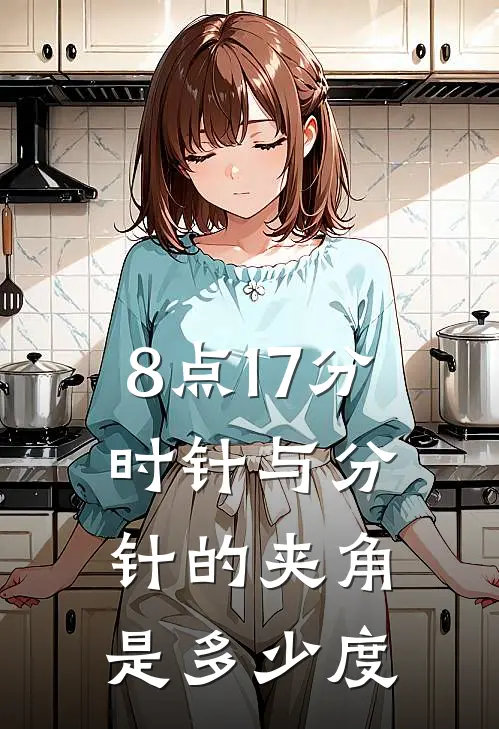 8点17分时针与分针的夹角是多少度