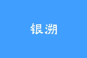 银溯