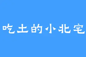 吃土的小北宅