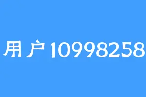 用户10998258