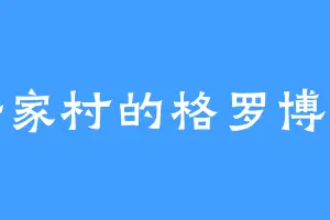 陆家村的格罗博士