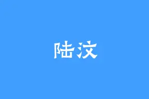 陆汶