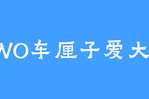 OWO车厘子爱大炮