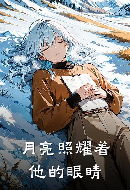月亮照耀着他的眼睛