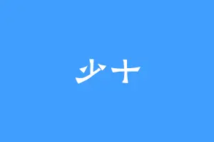 少十