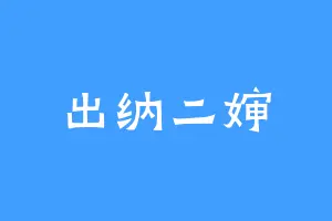 出纳二婶