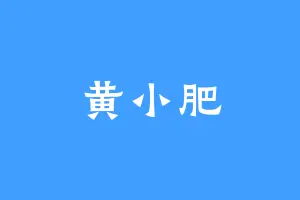 黄小肥