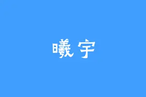 曦宇